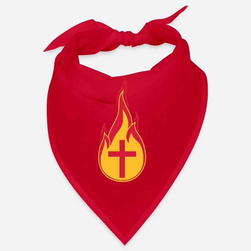 feuer flammen heiss brennen verbrannt fackel loder Bandana