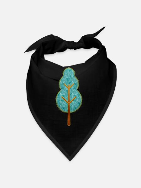 arbre - Bandana - rouge - Devant