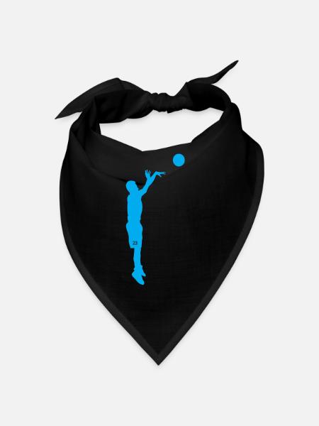 Basketball players - Bandana - black - Front