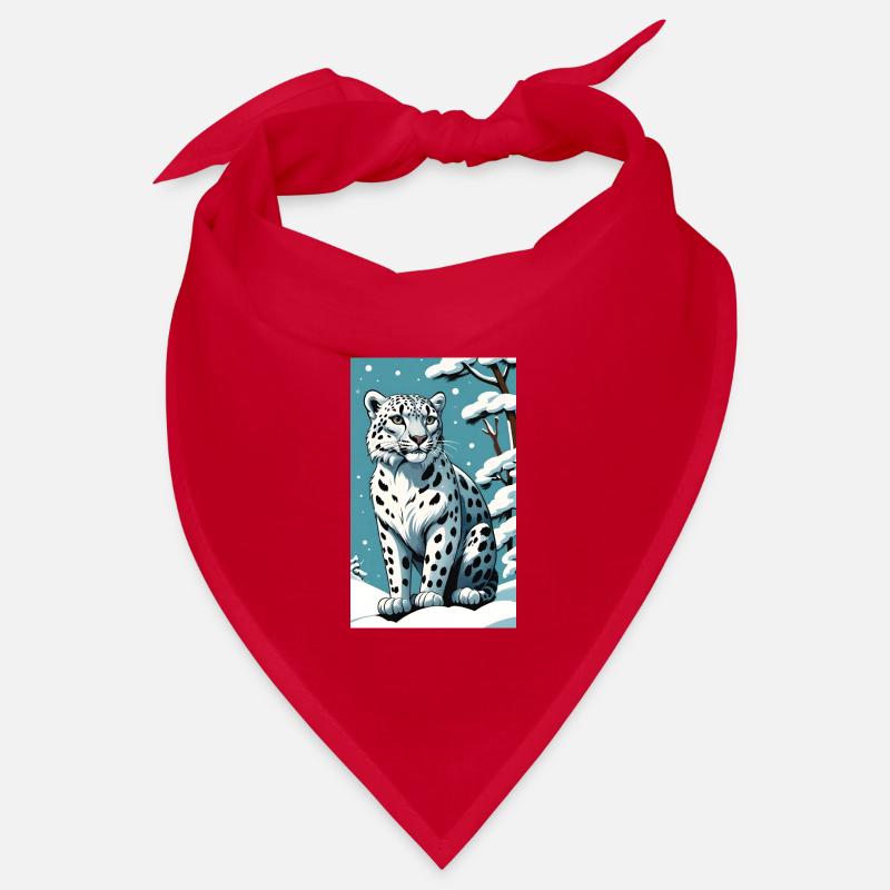 Schneeleopard | Leopard | Raubtier Bandana
