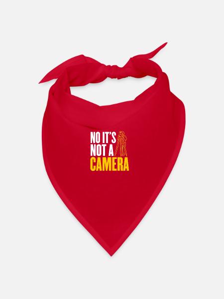 Non Ce n’est pas un arpenteur-géomètre par caméra qui arpente - Bandana - rouge - Devant