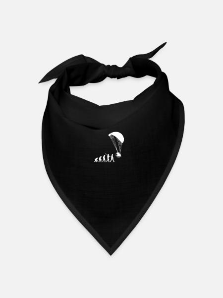 paramoteur evolution vintage, paramoteur - Bandana - noir - Devant