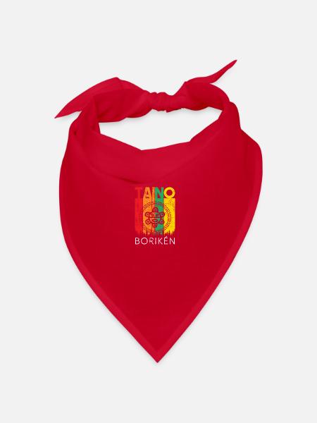 taino boriken, puerto rico - Bandana - red - Front