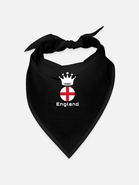 Angleterre - Bandana - noir - Devant