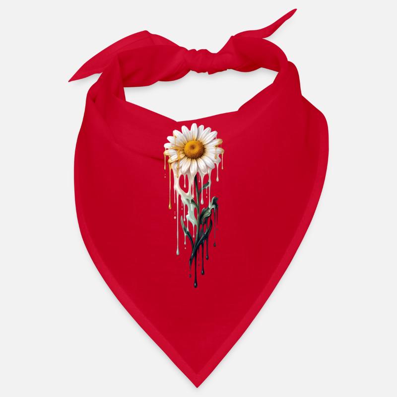 Daisy mit tropfender Farbe Bandana