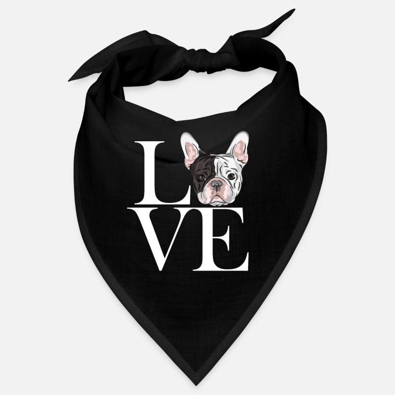 blanc bouledogue français Bandana
