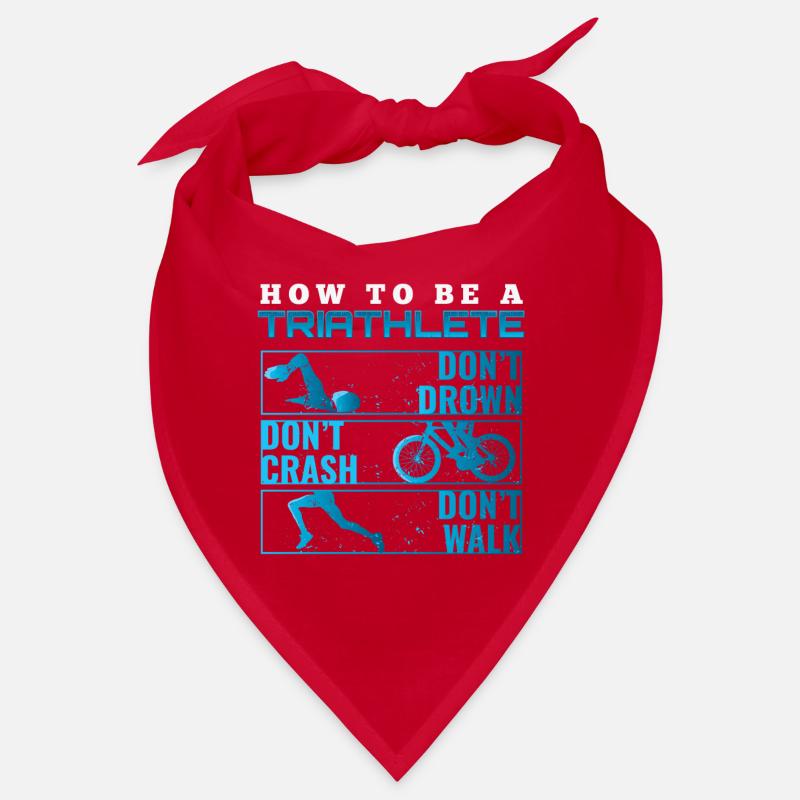 Triathlon Tshirt Geschenk Evolution Männer Bandana