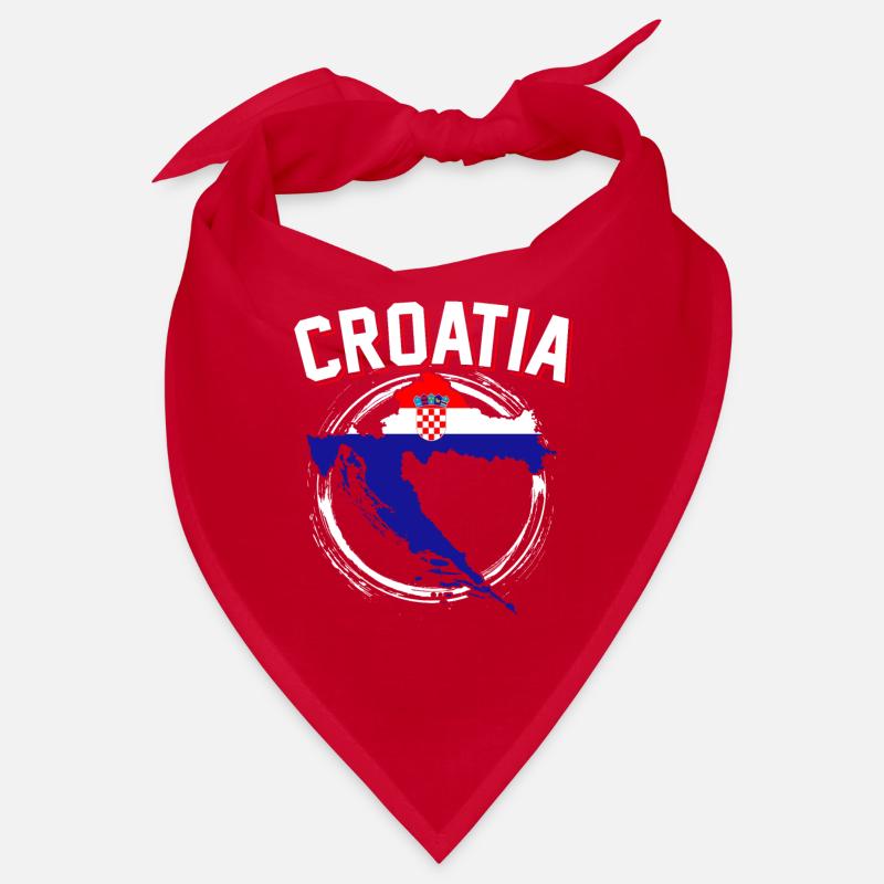 Croatia map Bandana