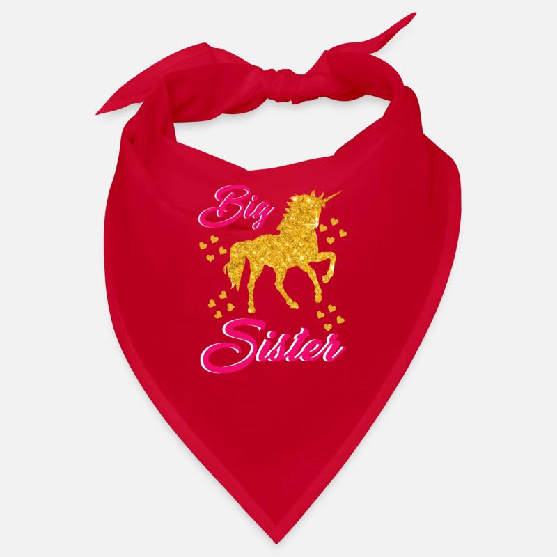 Ich bin ein große Schwester Einhorn Stil Bandana