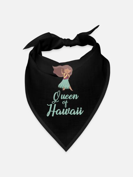 Reine d’Hawaï - Bandana - rouge - Devant