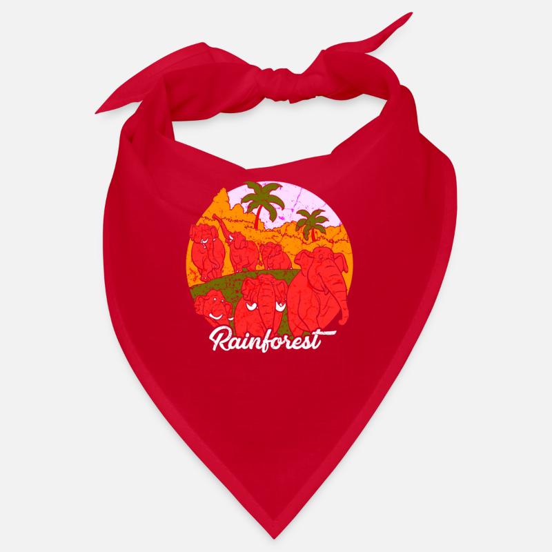 Rainforest tropics environmental protection elephant jungle Bandana