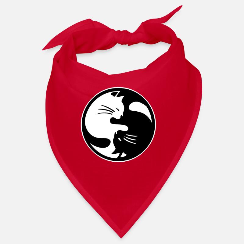 Ying Yang Katze Bandana
