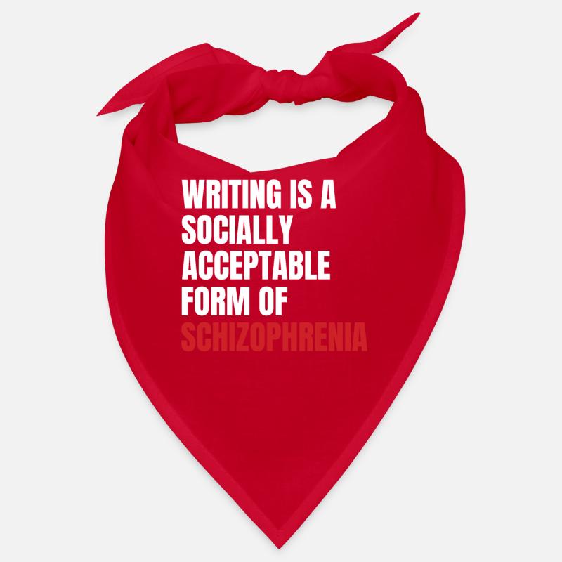 Sensibilisation à la schizophrénie TShirt Design Writing Bandana