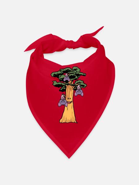 Conservation de la nature Ecologie Chauve-souris Forêt tropicale Animal forestier - Bandana - rouge - Devant