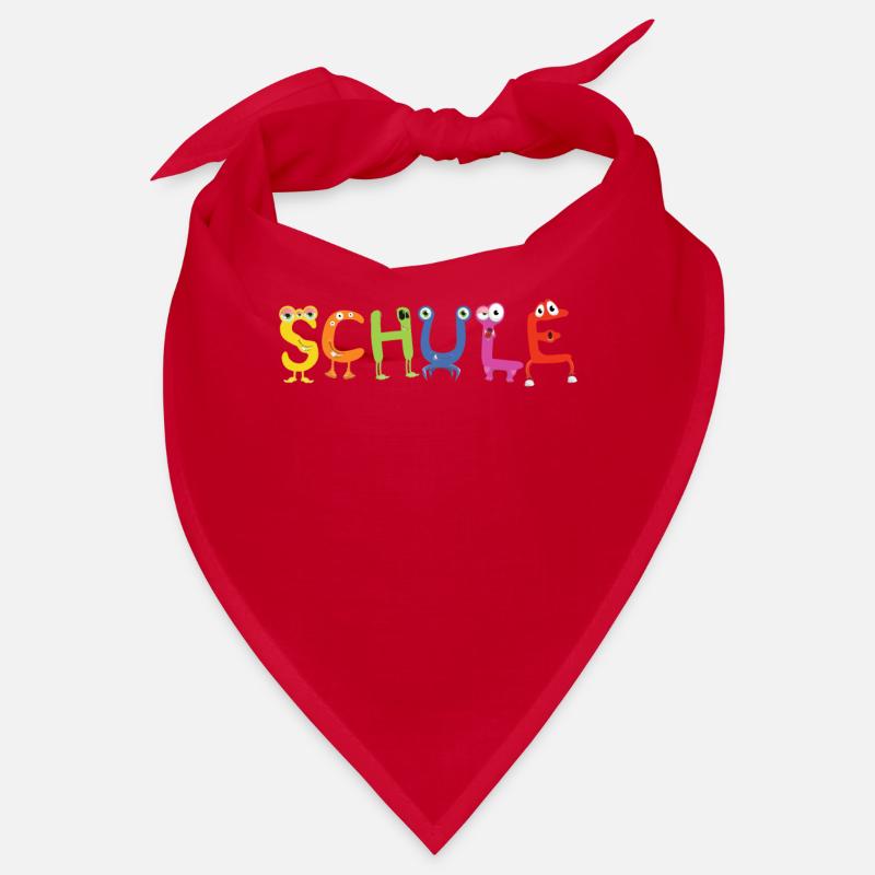 Schule Einschulung ABC Lesen lernen Geschenk Bandana