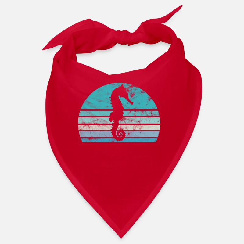 Seepferdchen Meeresbewohner Urlaubserinnerung Bandana