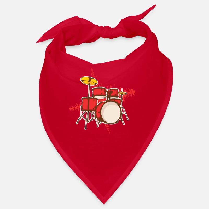 Drums Gift Drummer Percussion Bandana