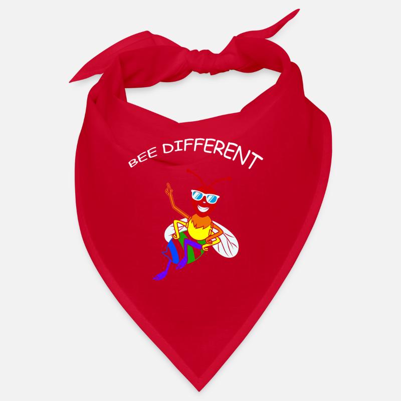 Biene Be Different Gay Pride CSD Regenbogen Bandana