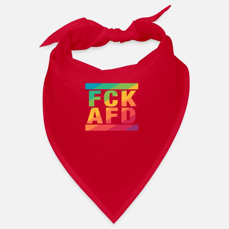 Le monde est coloré et devrait-il rester: FCK AFD! Bandana