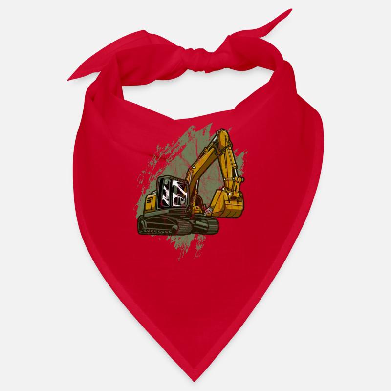 Bagger Kinder Jungen Geburtstag mit Schaufelbagger Bandana