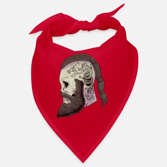 Viking Head Viking Skull Runes Tattoo' Bandana | Spreadshirt