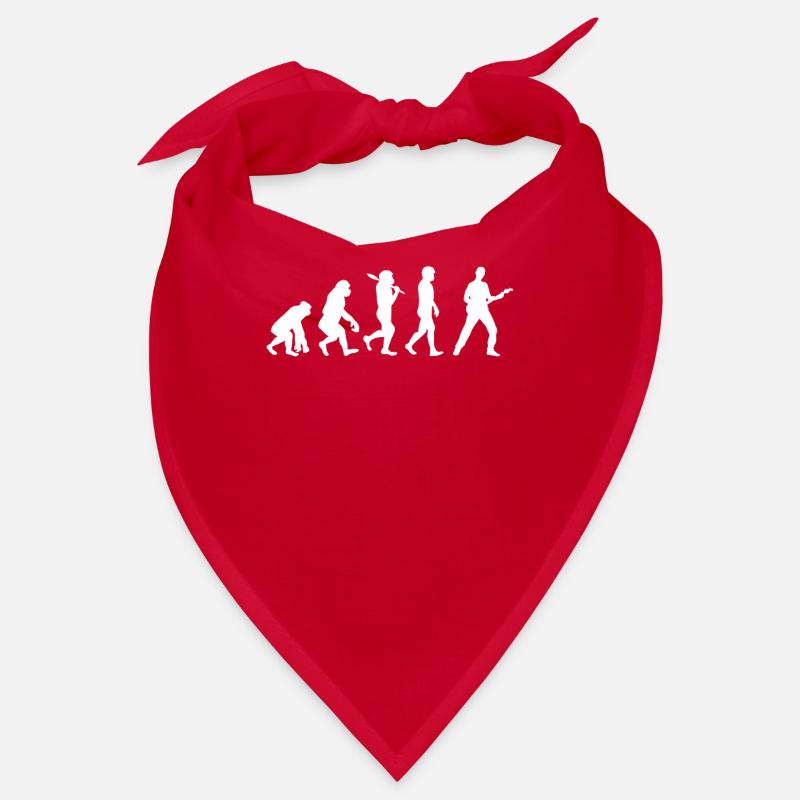 Evolution Gitarre Bassist - Bandana - Rot