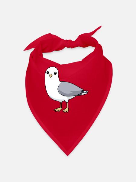 Comic Möwe Gull - Bandana - Rot