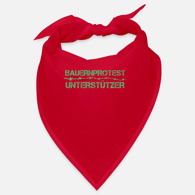 Bauer Landwirt Bauernprotest Protest Demonstration Bandana