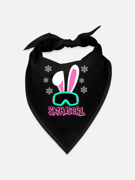 Skihaserl - Bandana - Schwarz - Vorne