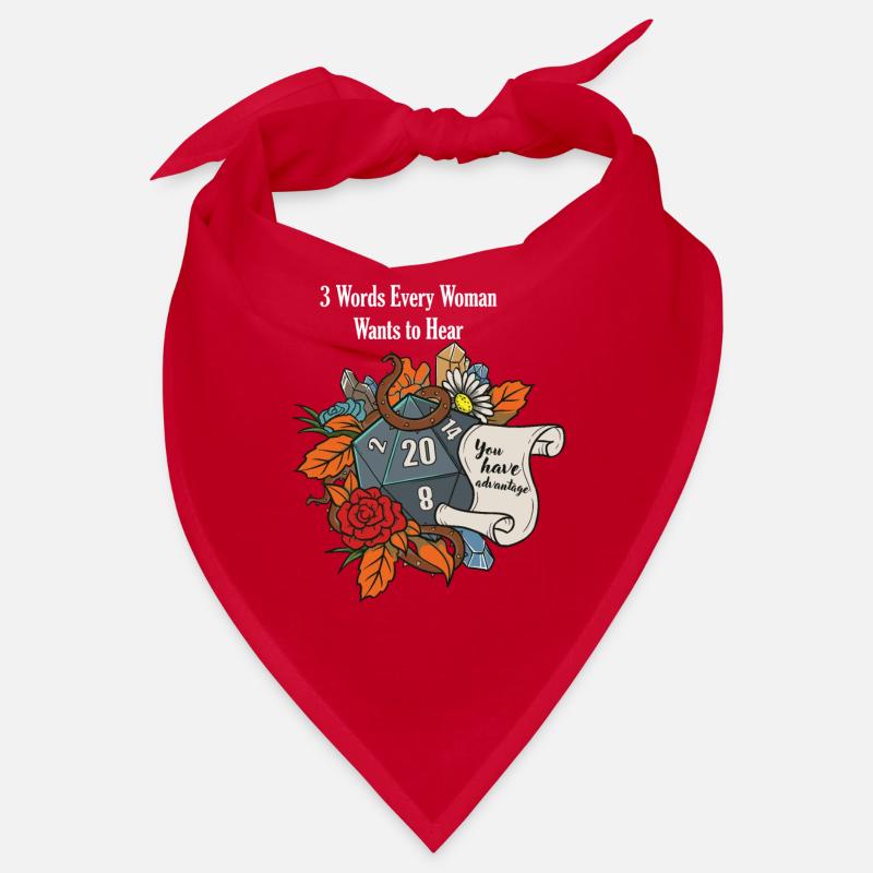 Jeu de rôle RPG Valentines Day TableTop D20 Dice Bandana