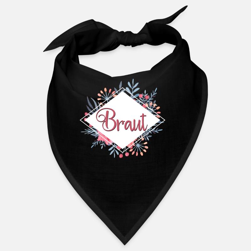 Junggesellinnenabschied Gruppenshirt Bride Braut Bandana