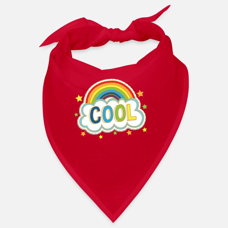 Cool Rainbow Comic Style Comic Book Fan Comic gift Bandana