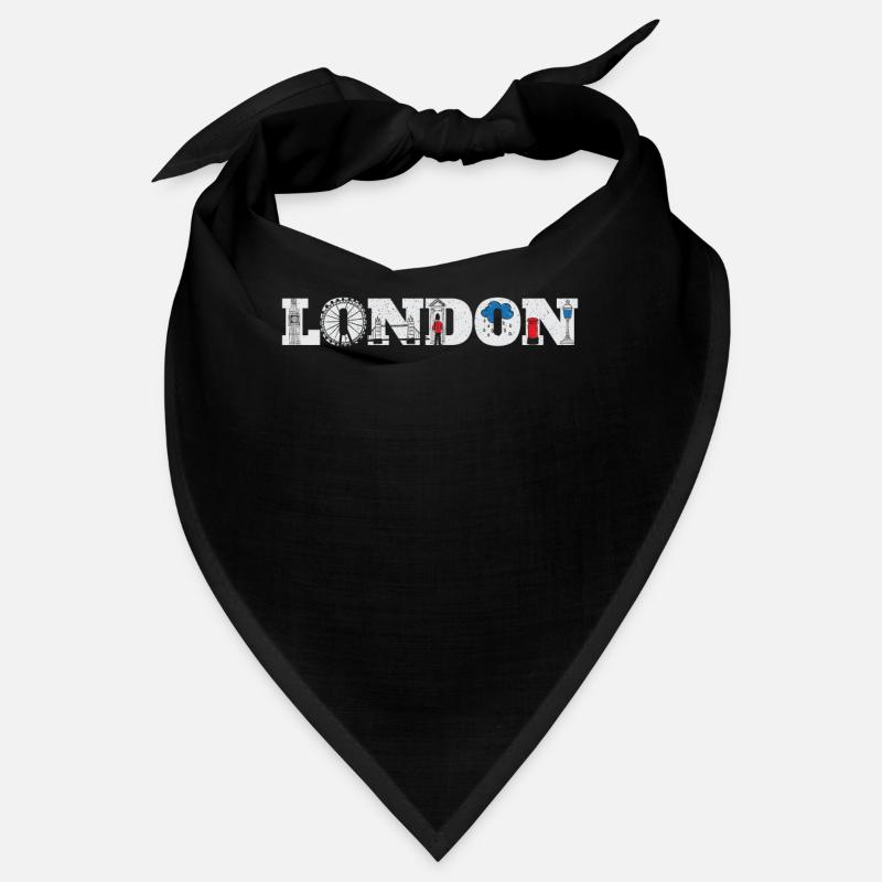 Souvenir du logo de la skyline de Londres Bandana