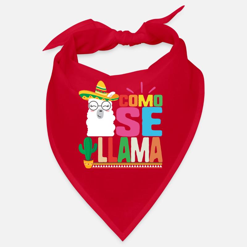 Como Se Llama Spanish Funny Cinco De Mayo Mexican Bandana