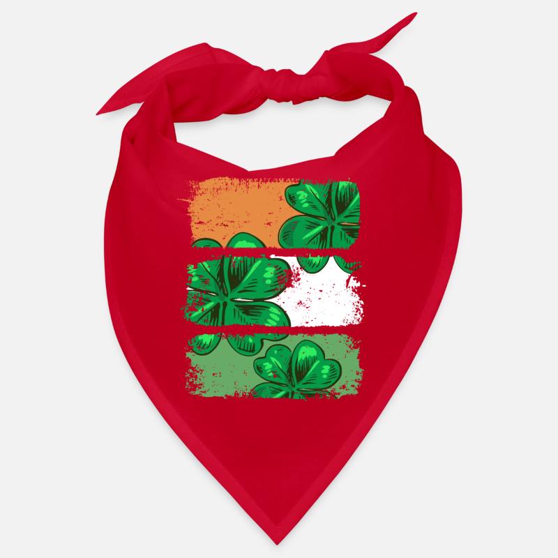 St Patricks Day Irlande drapeau cadeau trèfle Bandana