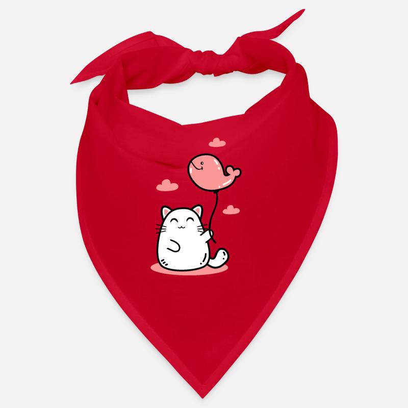 Kätzchen Wal Luftballon Bandana