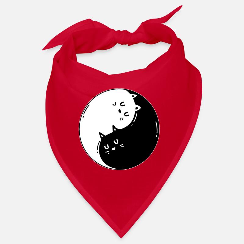 Ying Yang Katze Bandana