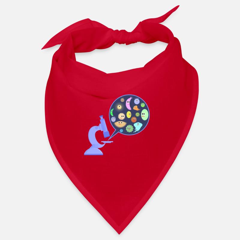 Germs under the microscope Bandana
