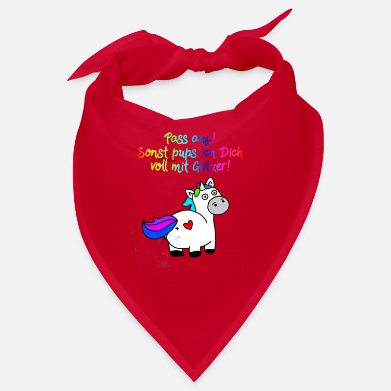 Einhorn Glitzer Pups | Einhornpups Bandana
