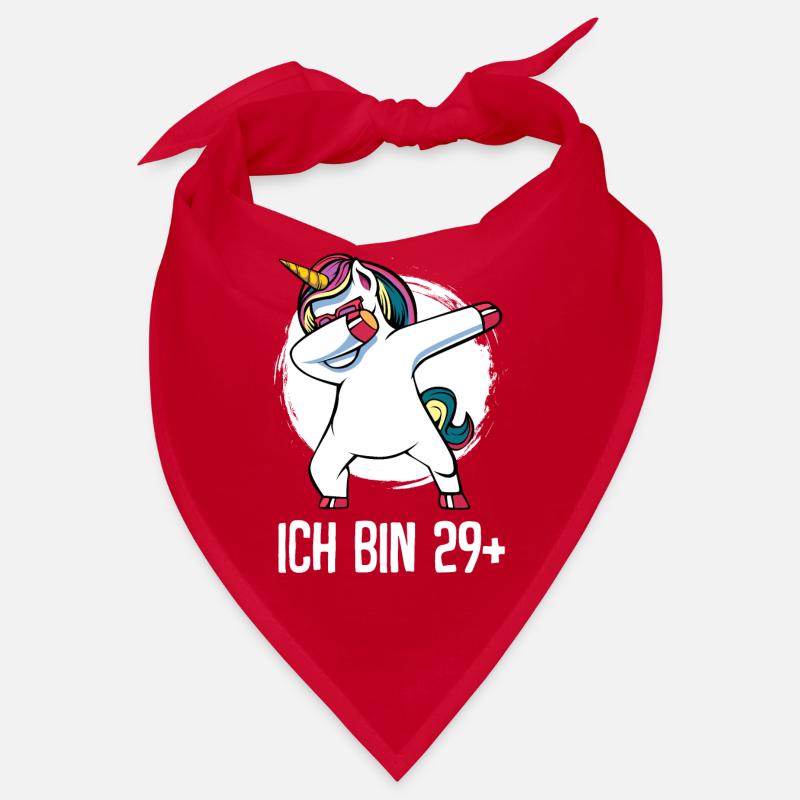 Ich Bin 29+ Plus 30. Geburtstag Geschenk Einhorn Bandana