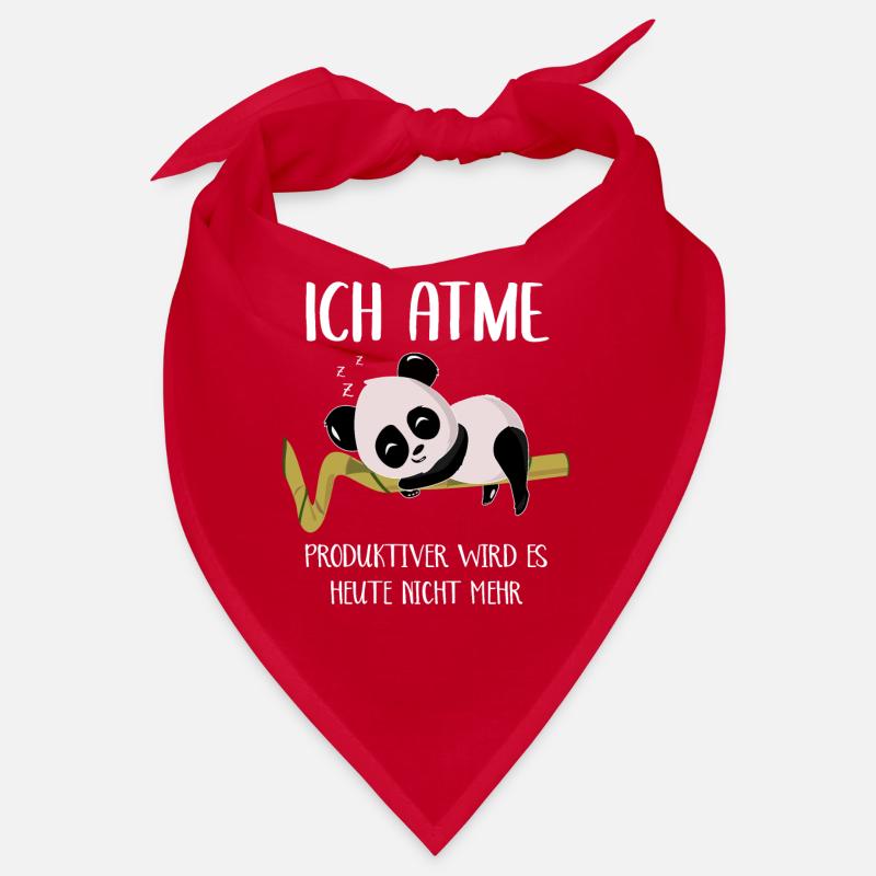 Lustiger Panda Spruch Mitarbeiter Arbeitskollege Bandana