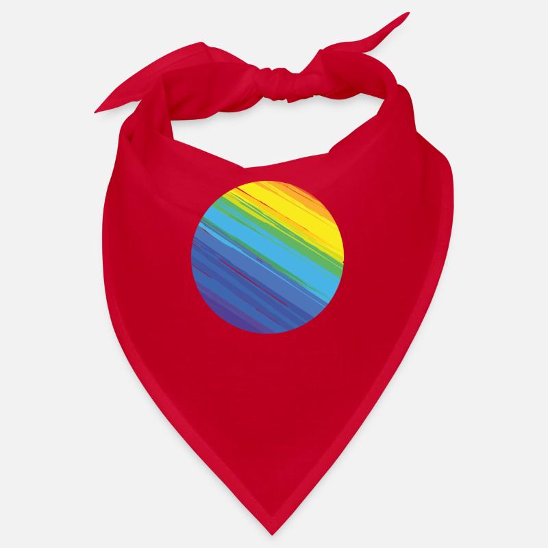 Regenbogen Kreis Bandana