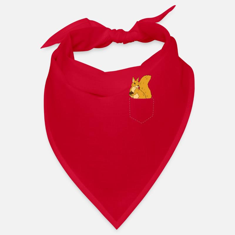 Écureuil dans votre poche Écureuil mignon Bandana