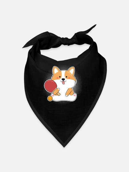 Tennis de table - Bandana - noir - Devant