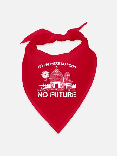 Soutien aux agriculteurs Une agriculture fière - Bandana - rouge - Devant