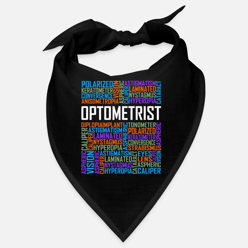 Optometrist Words Bandana