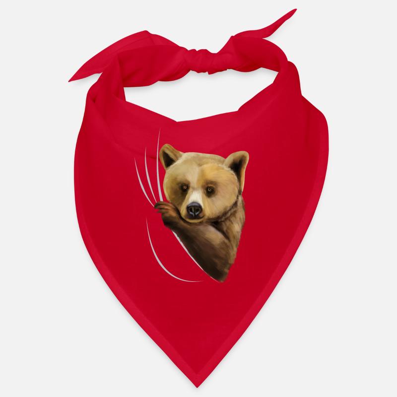 Brown bear from inside bear bear lover gift Bandana