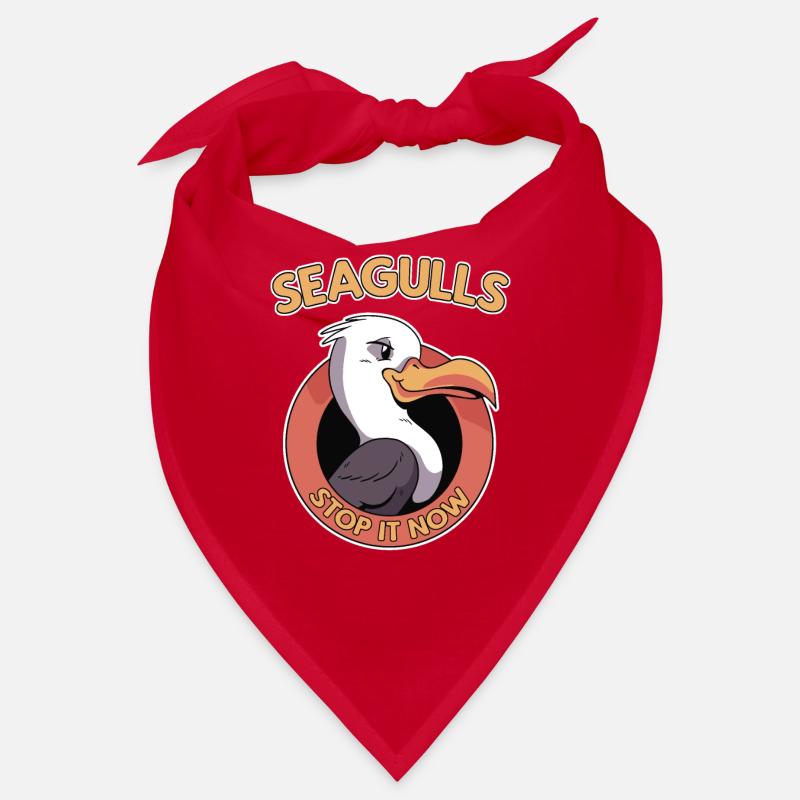 Seagulls Stop It Now Meme Möwe Seemöwe Bandana