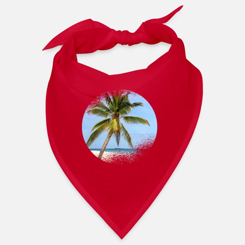 Maldives palm tree Bandana