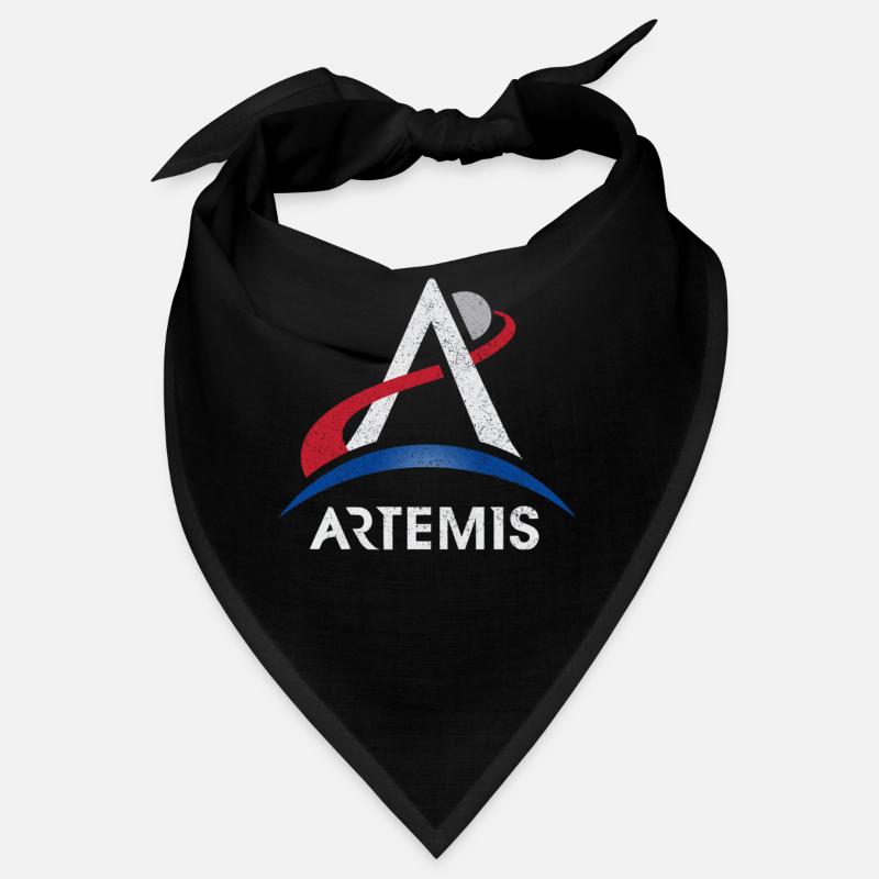 Artemis Programm Logo Mond Mars Raum Nasa Lunar Mi. Bandana